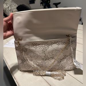 Off-white cute Clutch